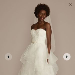 Lace and Organza Wedding Ball Gown